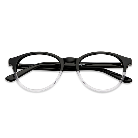 Hooper Online Black Full Rim Round left side