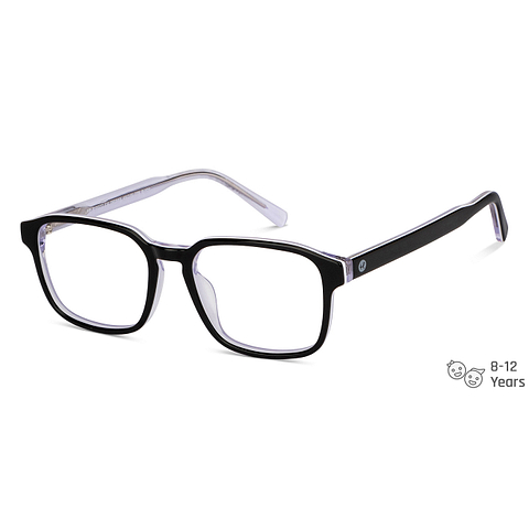 Hooper online Black White Transparent Full Rim Wayfarer right side