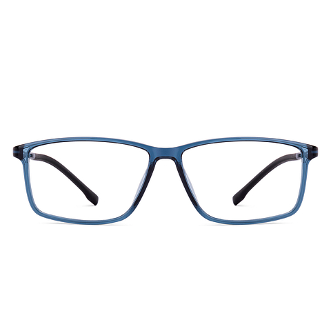 Hooper Sky Blue Full Rim Rectangle right side