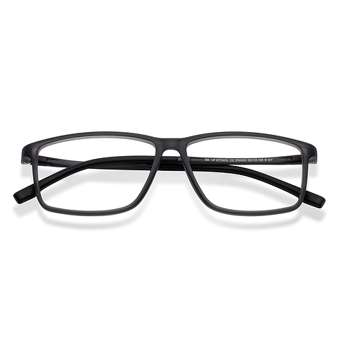 Hooper Light Gray Full Rim Rectangle left side
