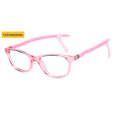 Buy Kids Glasses: Pink Light Full Rim Cat Eye Hooper 8-12 yrs TR