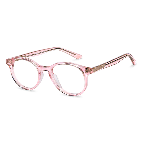Hooper Online Pink Transparent Full Rim Round right side