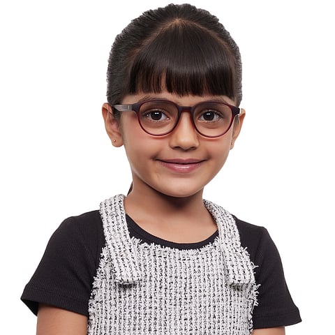 Hooper Red Full Rim Round left side