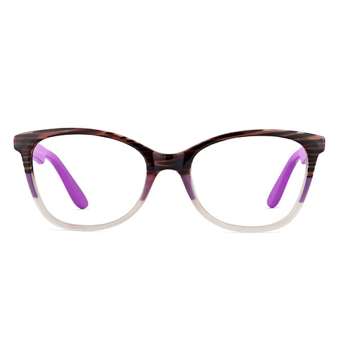 Hooper Online Brown Transparent Full Rim Cat Eye left side