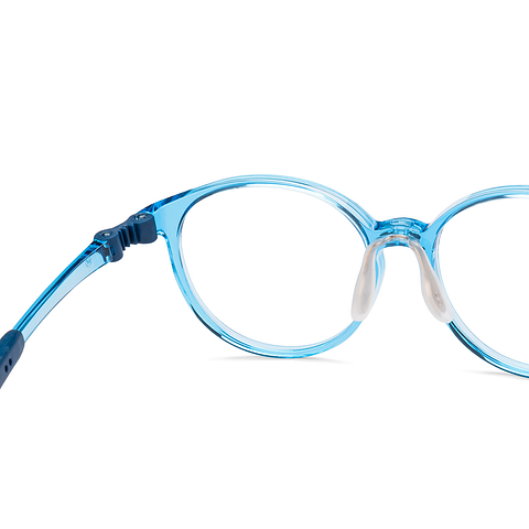 Hooper Sky Blue Full Rim Round right side