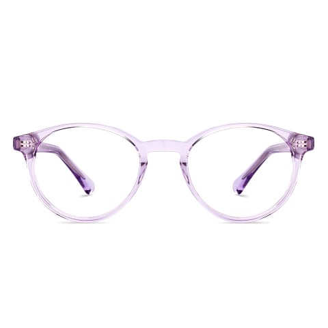Hooper Purple Transparent Full Rim Round right side