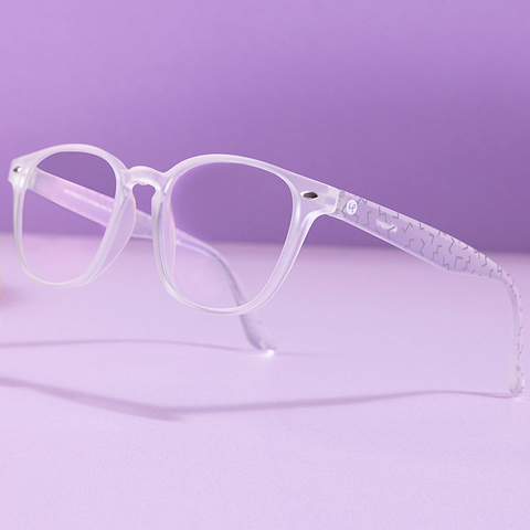 Hooper Online White Full Rim Square left side Hooper Online White Full Rim Square left side