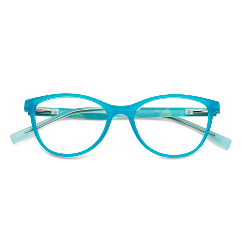 Hooper Online Sky Blue Full Rim Cat Eye left side
