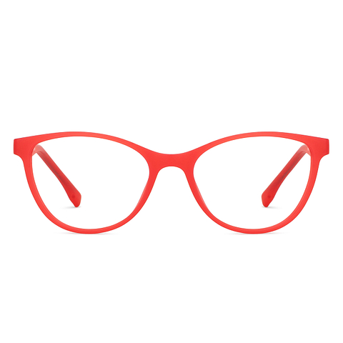 Hooper Online Red Full Rim Cat Eye left side