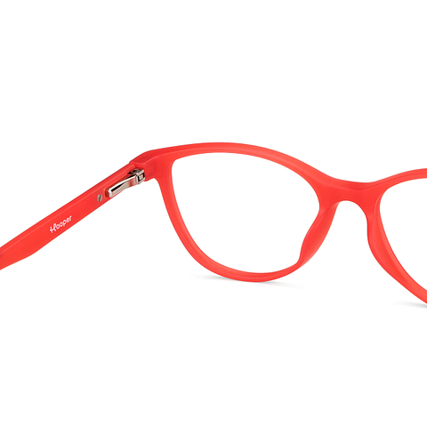 Hooper Online Red Full Rim Cat Eye right side