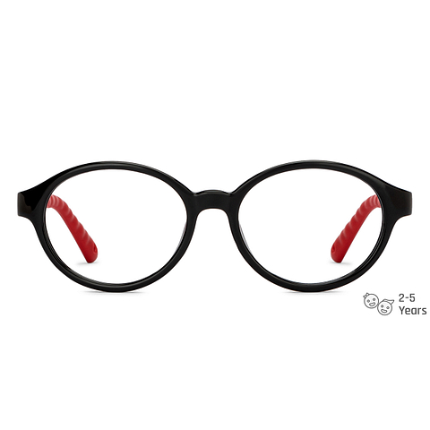 Hooper Online Black Full Rim Round right side
