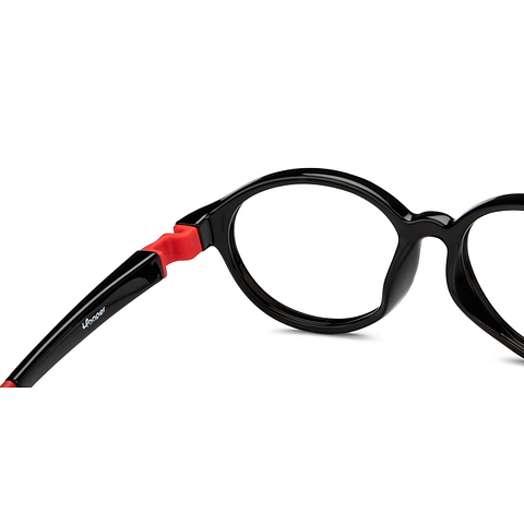 Hooper Online Black Full Rim Round right side
