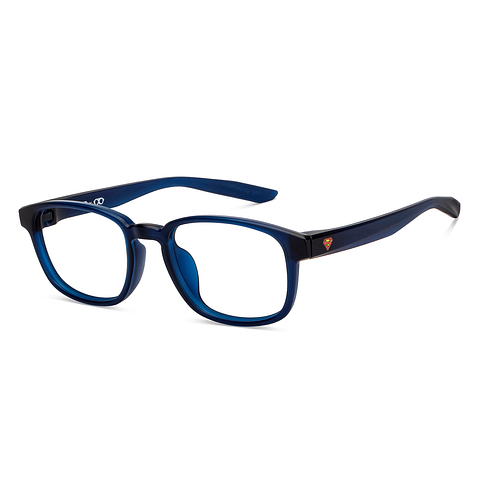 Hooper Sky Blue Full Rim Rectangle left side Hooper Sky Blue Full Rim Rectangle left side