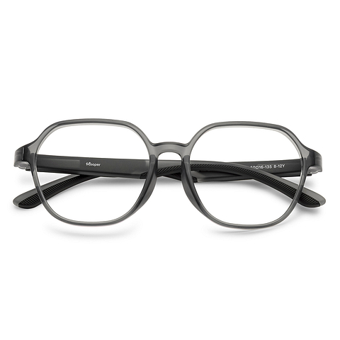 Hooper Light Grey Full Rim Geometric left side