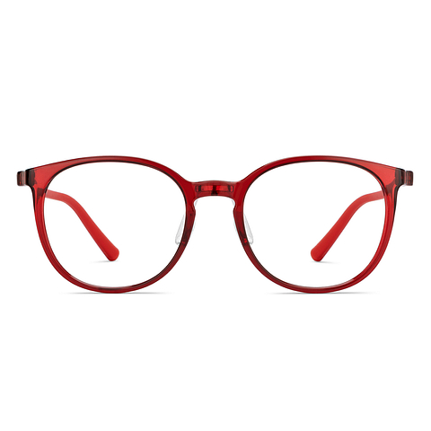 Hooper Red Full Rim Square right side