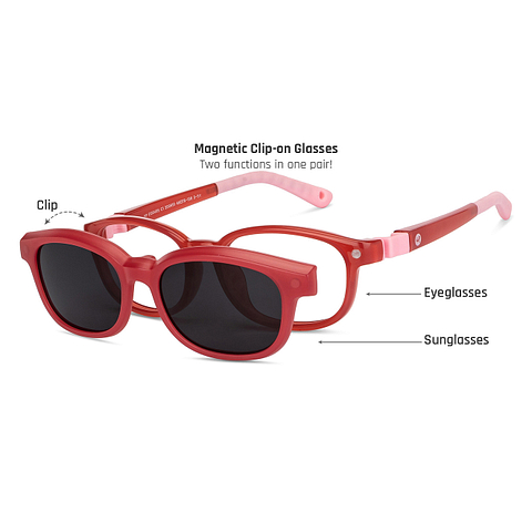 Hooper Online Red Full Rim Round left side