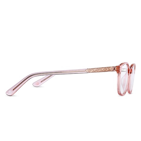 Hooper Online Pink Full Rim Rectangle left side