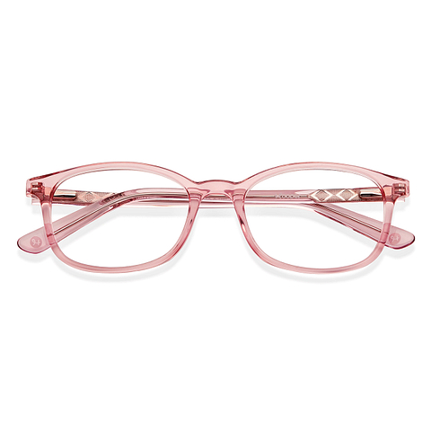 Hooper Online Pink Full Rim Rectangle left side