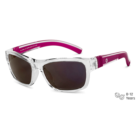 Hooper Crystal Transparent Full Rim Rectangle left side