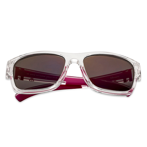 Hooper Crystal Transparent Full Rim Rectangle left side