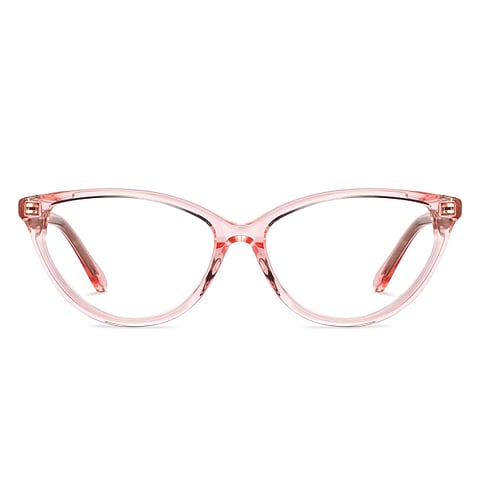 Hooper Online Pink Transparent Full Rim Cat Eye right side