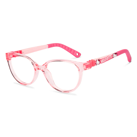 Buy Pink Transparent Pink Full Rim Cat Eye Kids 5-8 yrs Hooper IP
