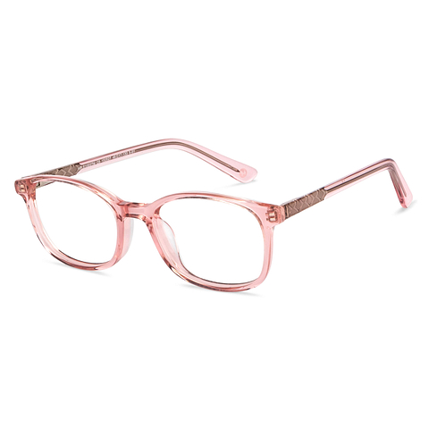 Hooper Online Pink Transparent Full Rim Rectangle right side