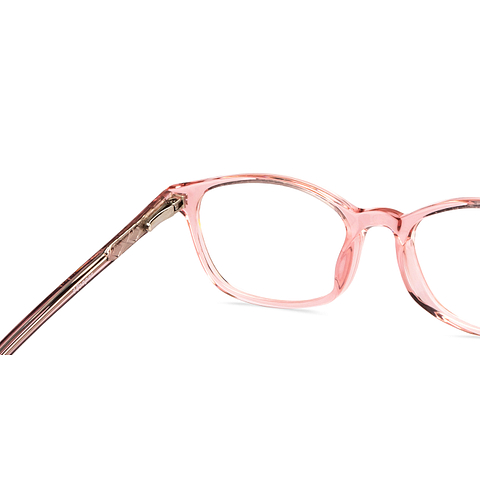 Hooper Online Pink Transparent Full Rim Rectangle right side