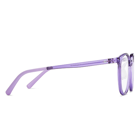 Hooper Purple Full Rim Square left side