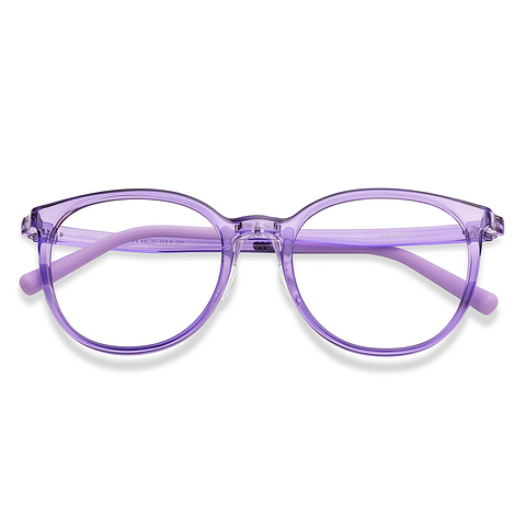 Hooper Purple Full Rim Square left side