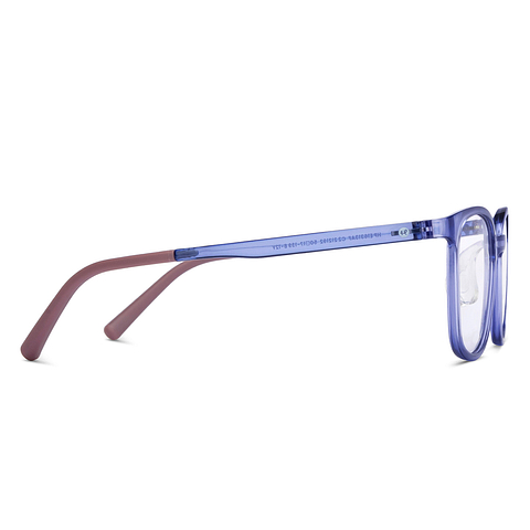 Hooper Purple Full Rim Square left side