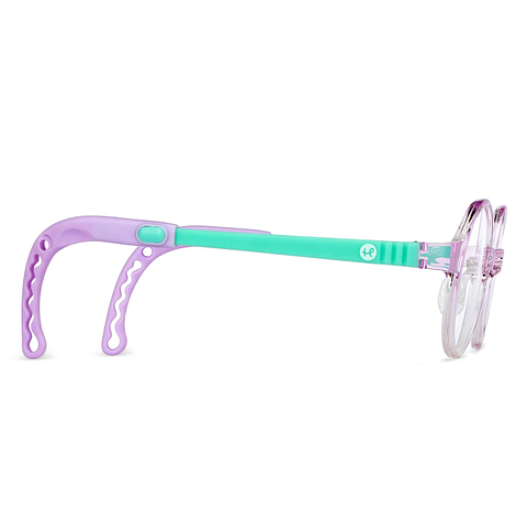 Hooper Online Purple Transparent Full Rim Round left side