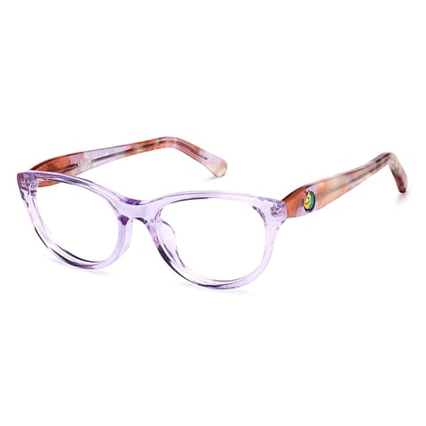 Hooper Online Purple Transparent Full Rim Cat Eye right side