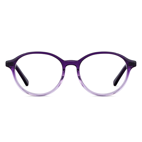 Hooper Online Purple Transparent Full Rim Round right side