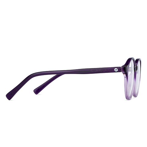 Hooper Online Purple Transparent Full Rim Round left side