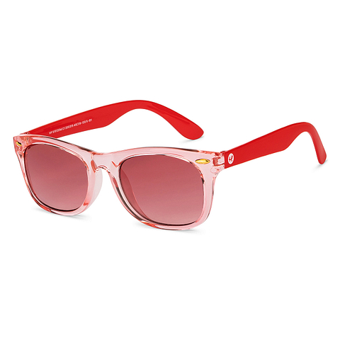 Hooper Pink Full Rim Wayfarer right side