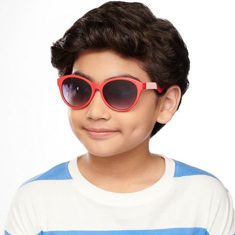 Hooper Red Full Rim Cat Eye right side