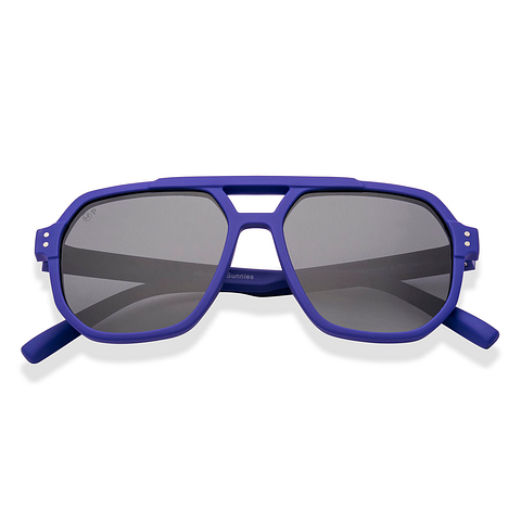 Hooper Blue Full Rim Geometric left side