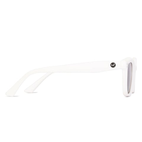 Hooper White Full Rim Square left side