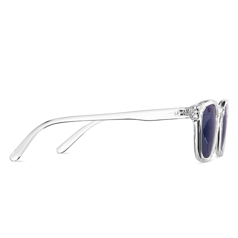 Hooper Crystal Transparent Full Rim Square left side