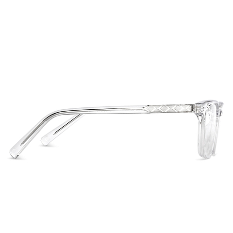 Hooper Online Crystal Transparent Full Rim Rectangle left side