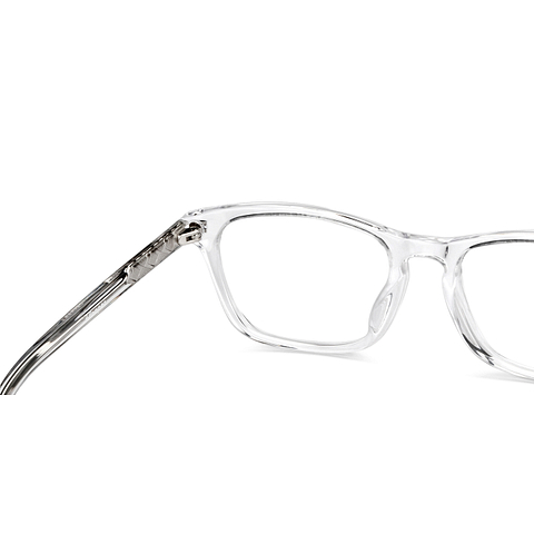 Hooper Online Crystal Transparent Full Rim Rectangle right side