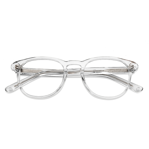 Hooper Online Crystal Transparent Full Rim Round left side