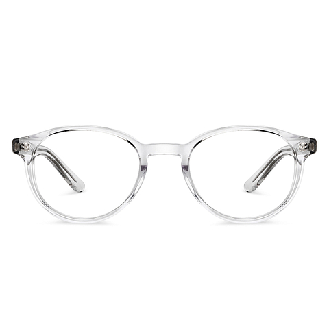 Hooper Online Crystal Transparent Full Rim Round left side