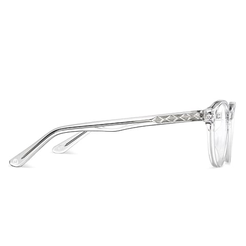 Hooper Online Crystal Transparent Full Rim Round left side
