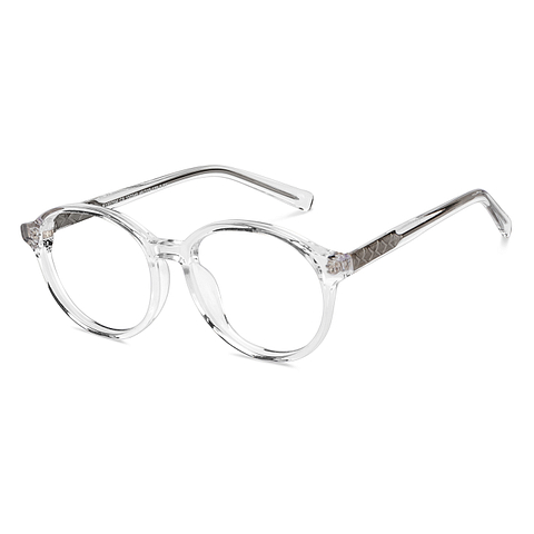 Hooper Online Crystal Transparent Full Rim Round right side