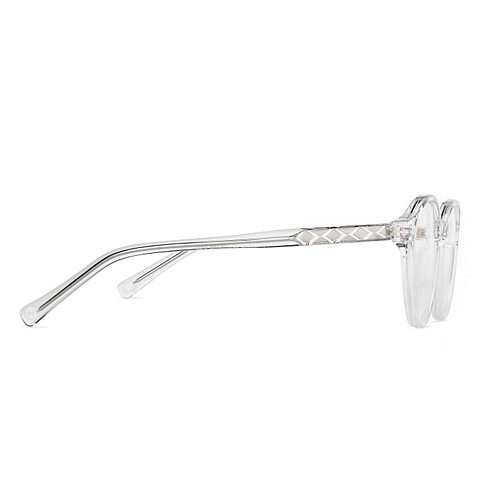 Hooper Online Crystal Transparent Full Rim Round left side
