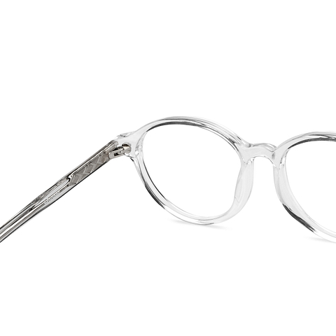 Hooper Online Crystal Transparent Full Rim Round right side