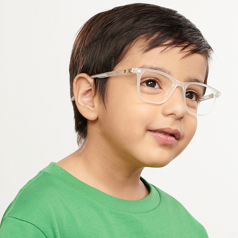 Hooper Online Crystal Transparent Full Rim Rectangle right side