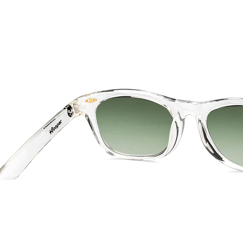Hooper Crystal Transparent Full Rim Square right side